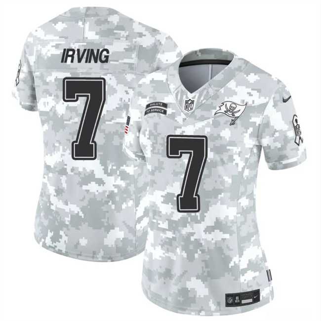 Women%27s Tampa Bay Buccaneers #7 Bucky Irving 2024 F.U.S.E Arctic Camo Salute To Service Limited Stitched Jersey Dzhi->tampa bay buccaneers->NFL Jersey